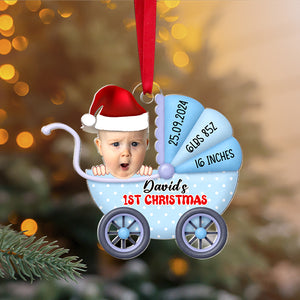 Custom Photo Gifts For Kids Christmas Ornament 04natn040924 New Born Baby - Ornament - GoDuckee