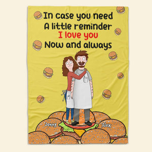 Personalized Gifts For Couple Blanket I Love You Now And Always 04TOMH241224HG - Blanket - GoDuckee