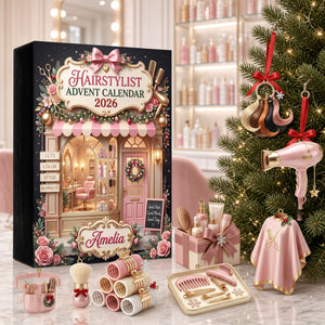 Glam Hairstylist Accessories Advent Calendar - Personalized Gift For Hairstylist 03PGLU291026 - Advent Calendar - GoDuckee