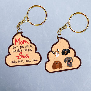 Personalized Gifts For Dog Mom Keychain We Do It For You - Keychains - GoDuckee