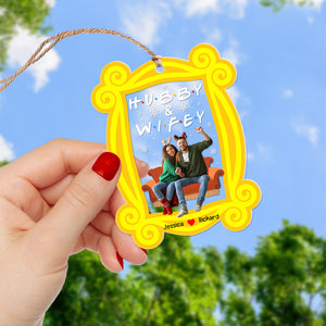 Personalized Custom Photo Christmas Gifts For Couple Acrylic Ornament 02KAQN111024 - Ornament - GoDuckee