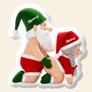 Gnome Old Couple Pillow Personalized Gifts For Couple 01OHDT131125 - Pillow - GoDuckee