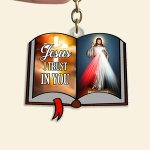 Personalized Gifts For Christian Keychain 02xqtn090125 Jesus I Trust In You - Keychains - GoDuckee