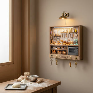 Bakery Wood Key Hanger - Personalized Gifts For Bakers 07hylu101225 - Wood Sign - GoDuckee