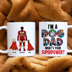 I'm A Dog Dad, Gift For Dad, Personalized Mug, Dog Lover Coffee Mug, Father's Day Mug 08DNHN210423TM - Coffee Mug - GoDuckee