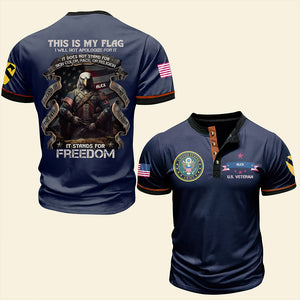 Custom Military Branches Gifts For Veteran Lapel Shirt Bald Eagle Soldier 01HUMH040724 - Shirts - GoDuckee