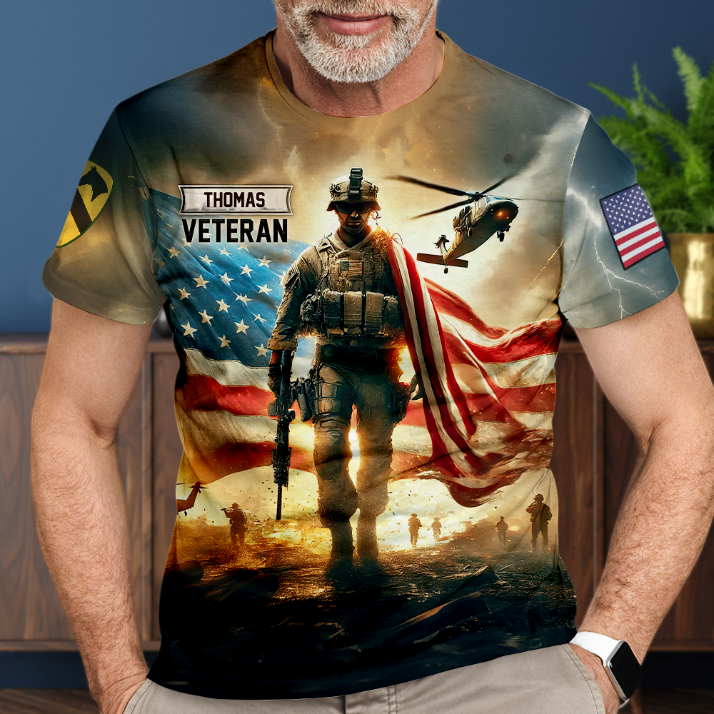 Veteran 3D Shirt - Personalized Gifts For Veteran 01hupu130625 - AOP Products - GoDuckee