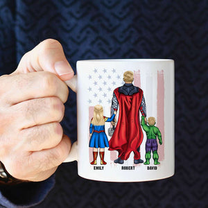 Dear Dad Great Job We're Awesome Personalized Coffee Mug DR-WHM-07QHQN280423TM - Coffee Mug - GoDuckee