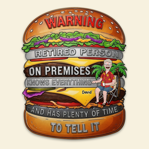 Personalized Retirement Gifts For Him Metal Sign 02TGPU100725PA - Metal Signs - GoDuckee