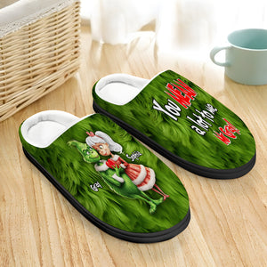 You Mean A Lot To Me 01HTDT171123 Personalized Home Slippers, Gifts For Him Gifts For Her - Shoes - GoDuckee