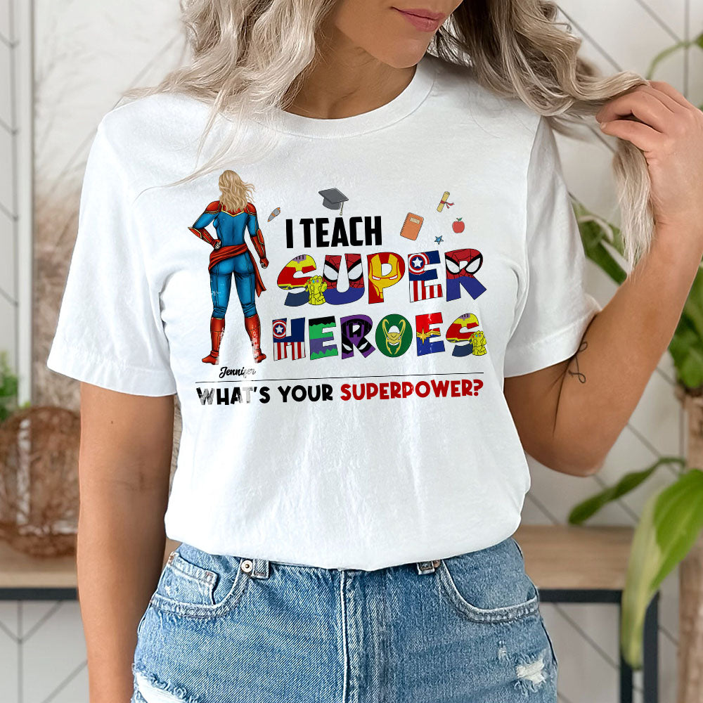 Best Teacher, Personalized Shirt, Gifts For Teacher, Back To School, Gifts For Birthday, 02htpo060723tm - Shirts - GoDuckee