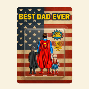 Best Dad Ever Acrylic Plaque - Personalized Gifts For Dad 01natn250425pa - Shaped Plaques - GoDuckee