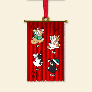 Gift For Cat Lovers, Personalized Funny Cat Ornament, Christmas Gifts - Ornament - GoDuckee