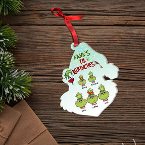 Gift For Family, Personalized Acrylic Ornament, Green Kids Ornament, Christmas Gift 02TOHN011123 - Ornament - GoDuckee