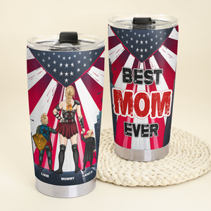 Personalized Gifts For Mom Tumbler Best Mom Ever 03topu140425hg - Tumbler Cup - GoDuckee