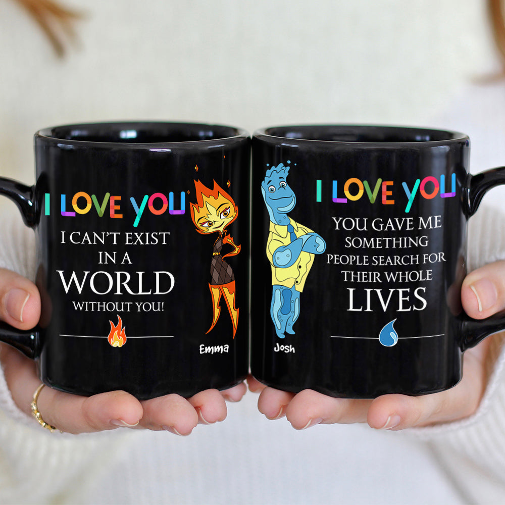I Love You, Personalized Couple Mug 01HTHN280623 - Coffee Mug - GoDuckee