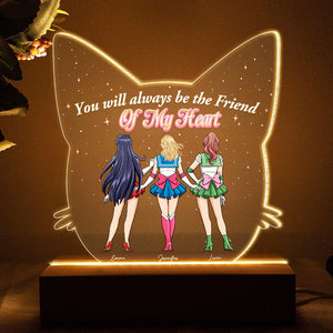 Personalized Gifts For Friends LED Light You Will Always Be The Friend Of My Heart 04OHHN260224HH - Led Lights - GoDuckee