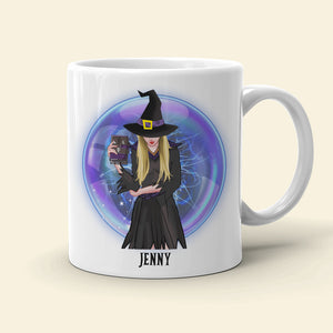 I'm The Crazy Witch Personalized Coffee Mug, Gift For Witch Lover - Coffee Mug - GoDuckee