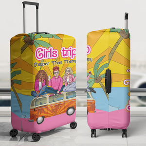 Personalized Gifts For Friends Luggage Cover Girls Trip 01XQLU241224HH - Luggage Covers - GoDuckee