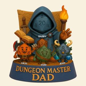 Master Dad Acrylic Plaque - Personalized Gifts For Dad 03natn090525 - Shaped Plaques - GoDuckee