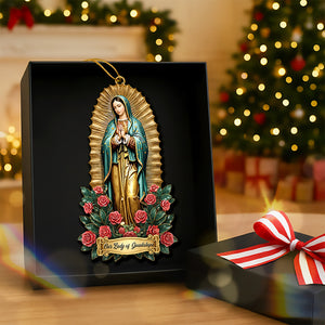 Our Lady of Guadalupe Acrylic Ornament – Guadalupe Day Gifts for Mexican Catholics 01qhqn221025 - Ornament - GoDuckee