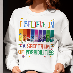 Gifts For Autism Shirt I Believe In A Spectrum Of Possibilities 05xqpu220225 - Shirts - GoDuckee