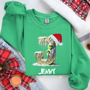 Personalized Gifts For Family Christmas Shirt Alphabet Name 01OHMH311024 - Shirts - GoDuckee