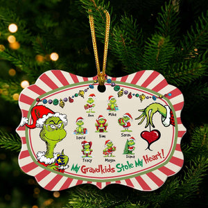 Personalized Gifts For Grandma Christmas Ornament 01ACDT071024 - Ornament - GoDuckee