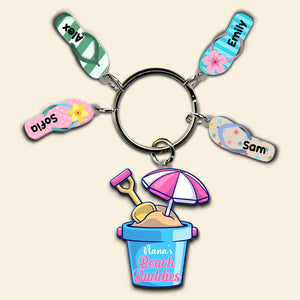 Personalized Gifts For Grandma Keychain With Charms 02NAMH040724 - Keychains - GoDuckee