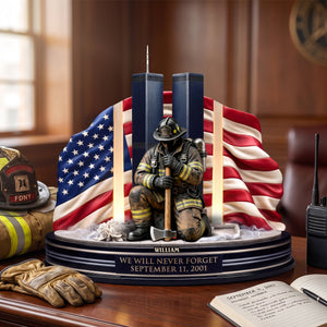 Firefighter Memorial Acrylic Plaque - Personalized Gifts For Firefighter 03TOQN230726