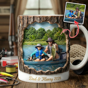 Fishing Coffee Mug Custom Photo Gifts For Fishing Lovers 03HULU311225 - Coffee Mug - GoDuckee