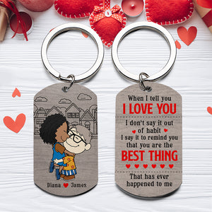 Personalized Gifts For Couple Keychain 05xqqn101224hg - Keychains - GoDuckee