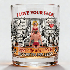 Personalized Funny Valentine Gifts For Him 11oz Round Glass 04ohtn210126 - Glass - GoDuckee
