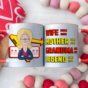 Personalized Gifts For Grandma Coffee Mug - Wife Mother Legend 01TGLU050325HG - Coffee Mug - GoDuckee