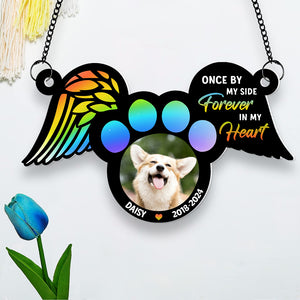 Custom Photo Gifts For Heaven Suncatcher Ornament 05ACDT100724 - Ornament - GoDuckee