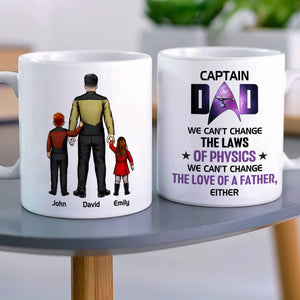 Captain Dad, Gift For Dad, Personalized Mug, Dad And Kids Mug, Father's Day Gift 06HTHN130523HH - Coffee Mug - GoDuckee