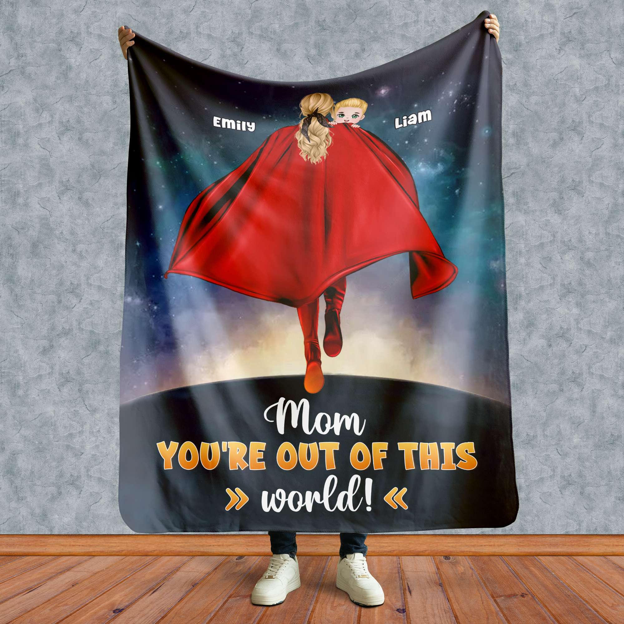 Personalized Gifts For Mom Blanket You're Out Of This World 03QHPU310124HH - Blankets - GoDuckee
