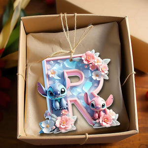 Custom Alphabet Letter For Cartoon Lovers, Christmas Acrylic Ornament 03OHMH221024 - Ornament - GoDuckee