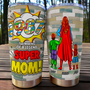 Personalized Gifts For Mom Tumbler Super Mom 03ohlu050325pa - Tumbler Cup - GoDuckee