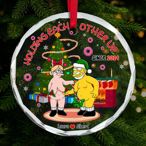 Personalized Gifts For Couple Christmas Ornament 01XQLU041024PA - Ornament - GoDuckee