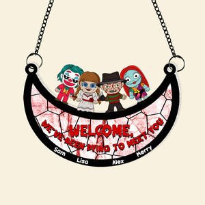 Personalized Gifts For Family Suncatcher Ornament Horror Fans 03DGMH260724HA - Ornament - GoDuckee