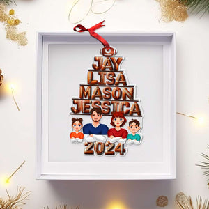 Personalized Gifts For Family Sport Lover Acrylic ornament Christmas 04XQMH161024HG - Ornament - GoDuckee