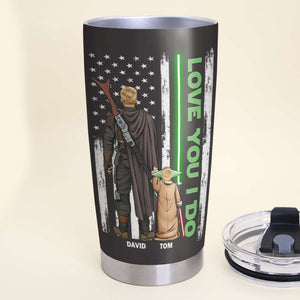Galaxy Family Dad 01NATN280423HH Gift For Father's Day, Personalized Tumbler - Tumbler Cup - GoDuckee