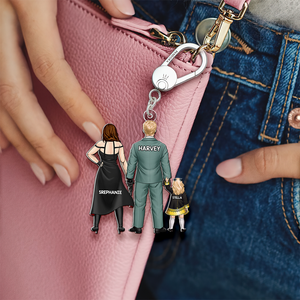 Personalized Gifts For Family Keychain 04QHHU200225PA - Keychains - GoDuckee