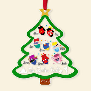 Family Christmas Tree 03htpu311023 Personalized Ornament - Ornament - GoDuckee