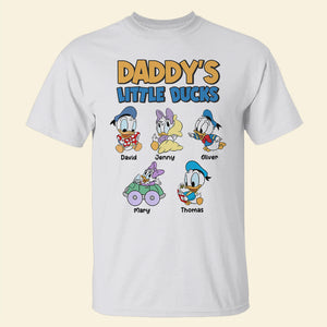 Personalized Gifts For Dad Shirt Daddy's Little Ducks 052katn280324 - 2D Shirts - GoDuckee