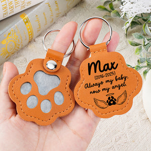 Forever Loved Pet Hair Storage Keychain - Personalized Memorial Gift For Pet Lovers 03LAQN270825 - Keychains - GoDuckee