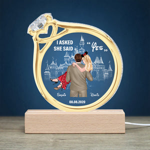 Sweet Couple 04HTDT071223TM Personalized Led Light, Couple Best Gifts - Led Night Light - GoDuckee
