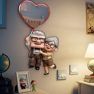 Forever Couple Wall Hanging Mirror Personalized Gifts For Couple 01TOLU230725 - Mirror - GoDuckee