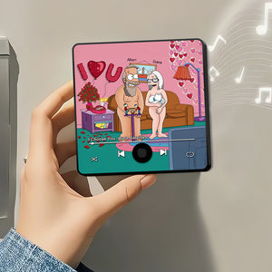 Personalized Gifts For Couple Fridge Magnet 05tgqn030125hg I Want To Grow Old With You - Fridge Magnet - GoDuckee